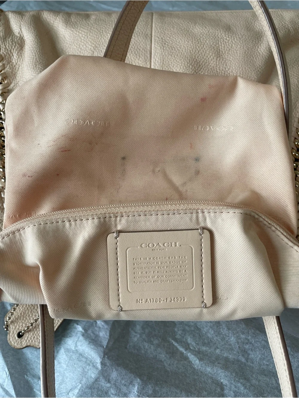 COACH 2017 EUC Prairie Satchel in Whiplash Leather No removable strap $595